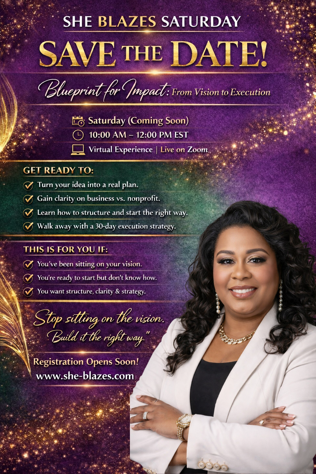 She Blazes Saturday: Blueprint for Impact Workshop