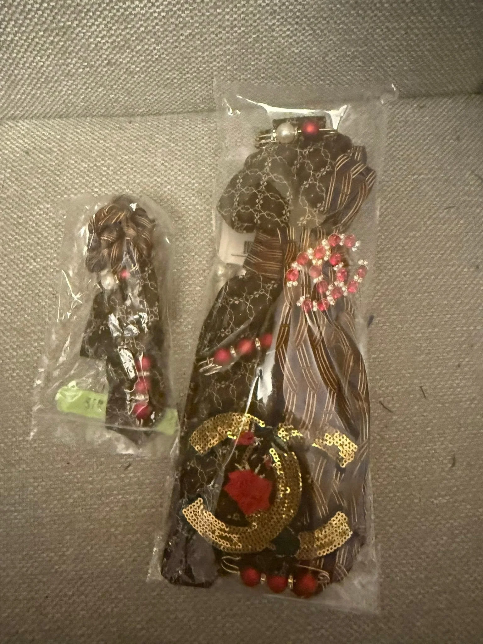 The Blood Necktie and Brooch Set