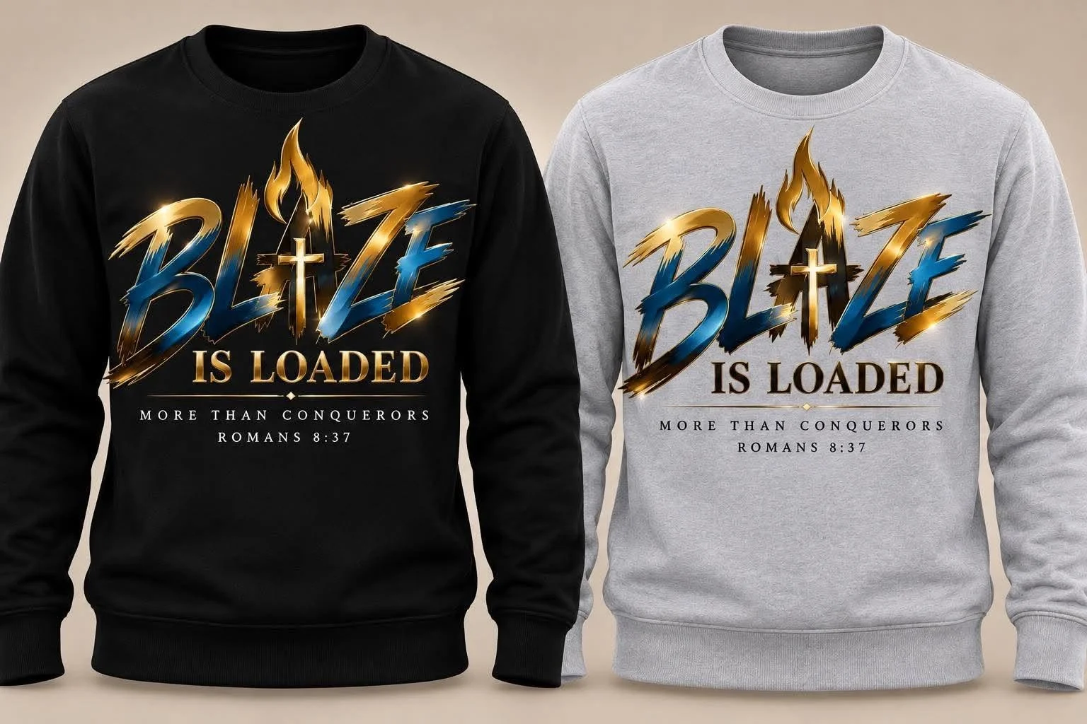 Blaze Is Loaded Inspirational Sweatshirt