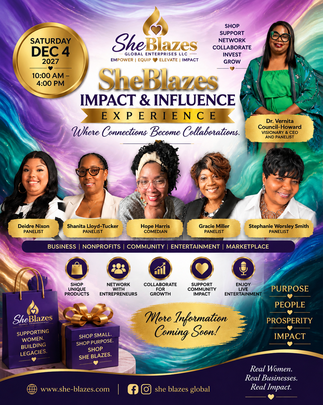 SheBlazes Impact & Influence Experience