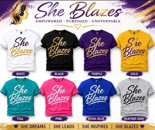 She Blazes Inspirational Fuel T-Shirt