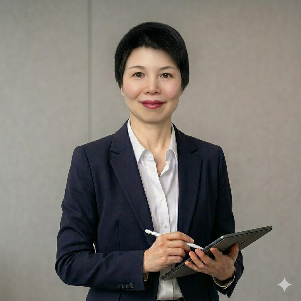 職涯教練 Angela Huang，前跨國企業副總裁，專注於幫助中高階主管突破職涯卡關