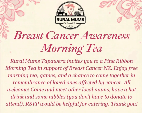 Breast Cancer Awareness Morning Tea