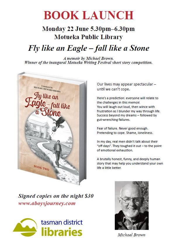 BOOK LAUNCH : Fly Like an Eagle - Fall like a Stone by Michael Brown