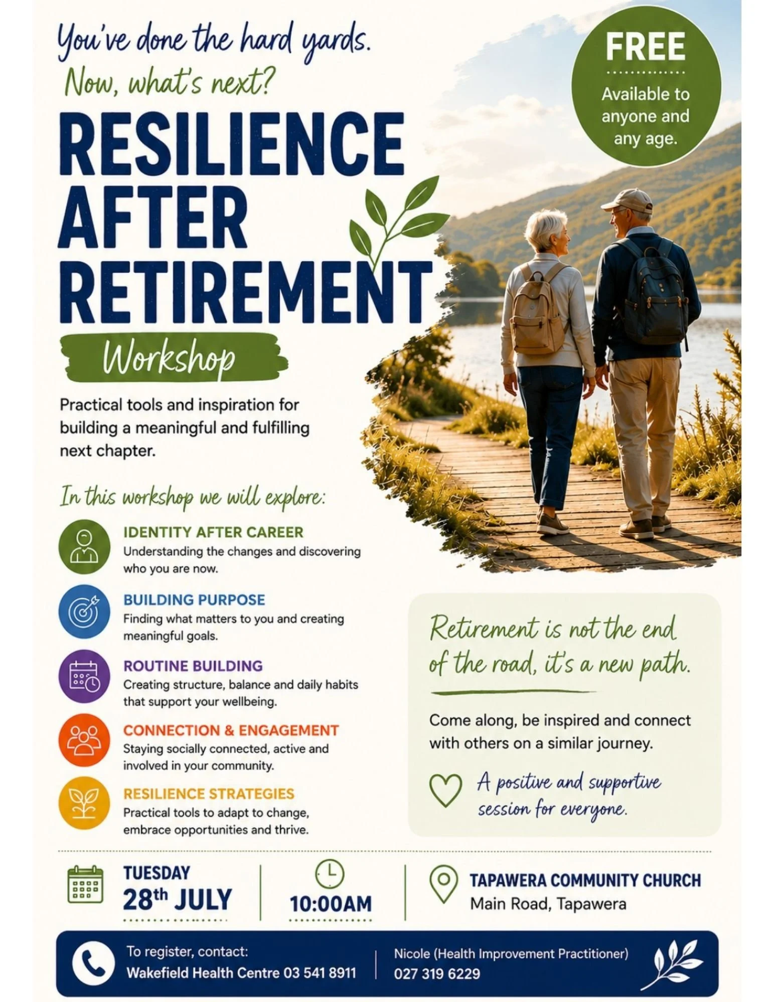 Resilience After Retirement - Tea and Talk