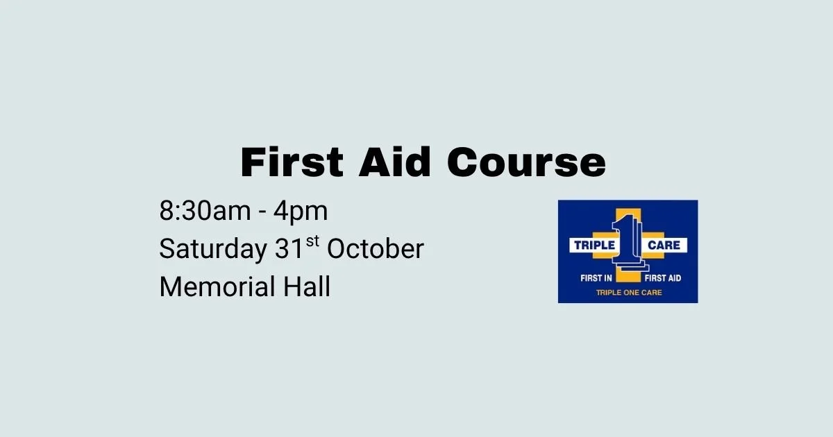 First Aid Course