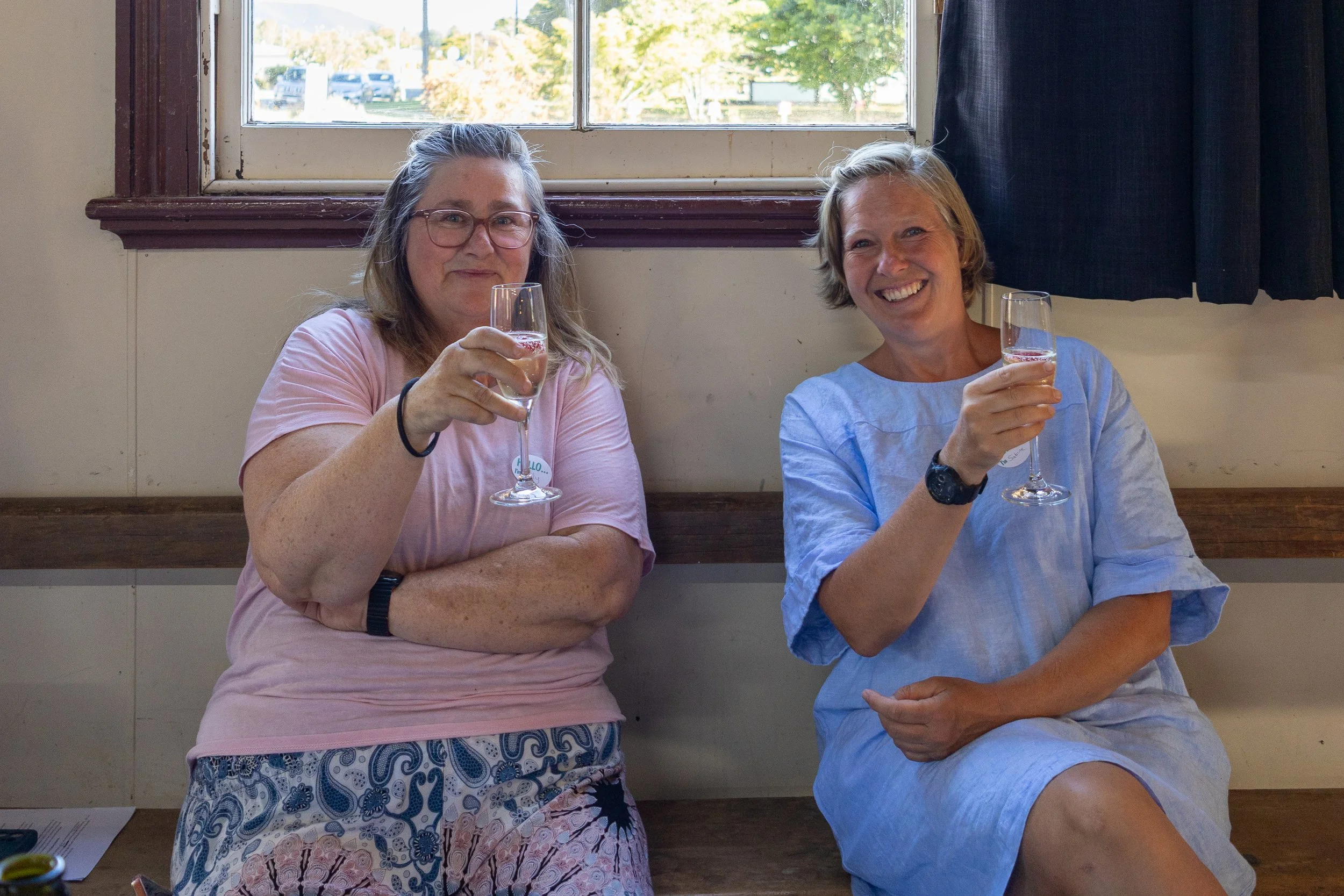 Kelly and Sabine at International Womens Day 2026 Tapawera
