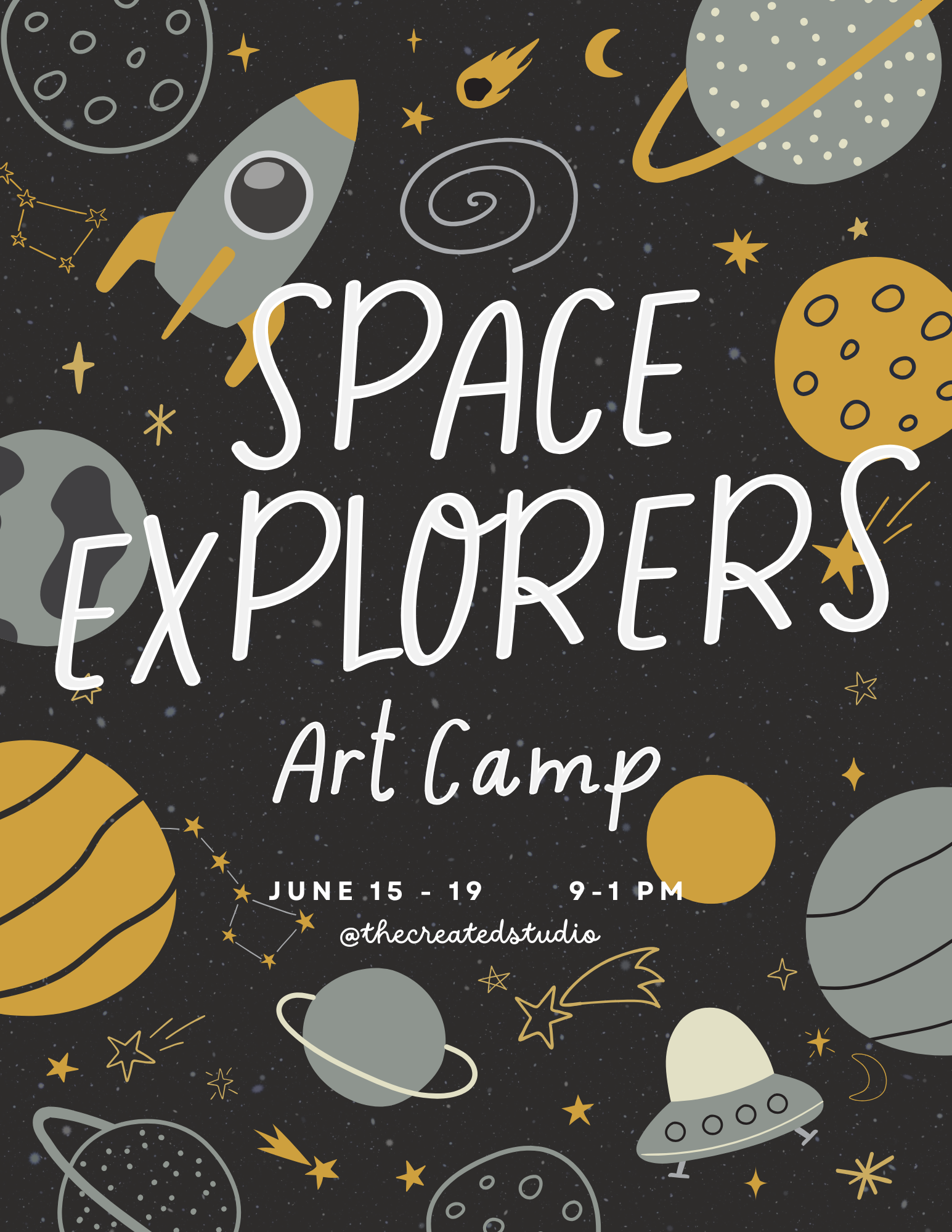 Space Explorers Art Camp