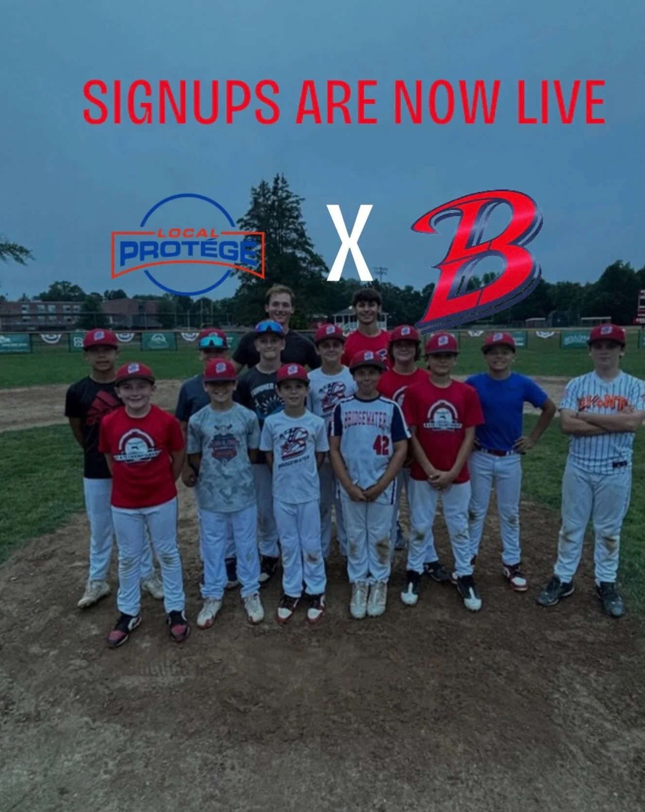 LOCAL PROT&Eacute;G&Eacute; X BRIDGEWATER LITTLE LEAGUE SIGNUPS ARE LIVE NEXT WEEK❗️❗️❗️

This will be the biggest turnout yet and we can&rsquo;t wait to be apart of it. What a summer we have in store for you guys!

🗓️DATES- JULY 6th - JULY 10th
⏰TI