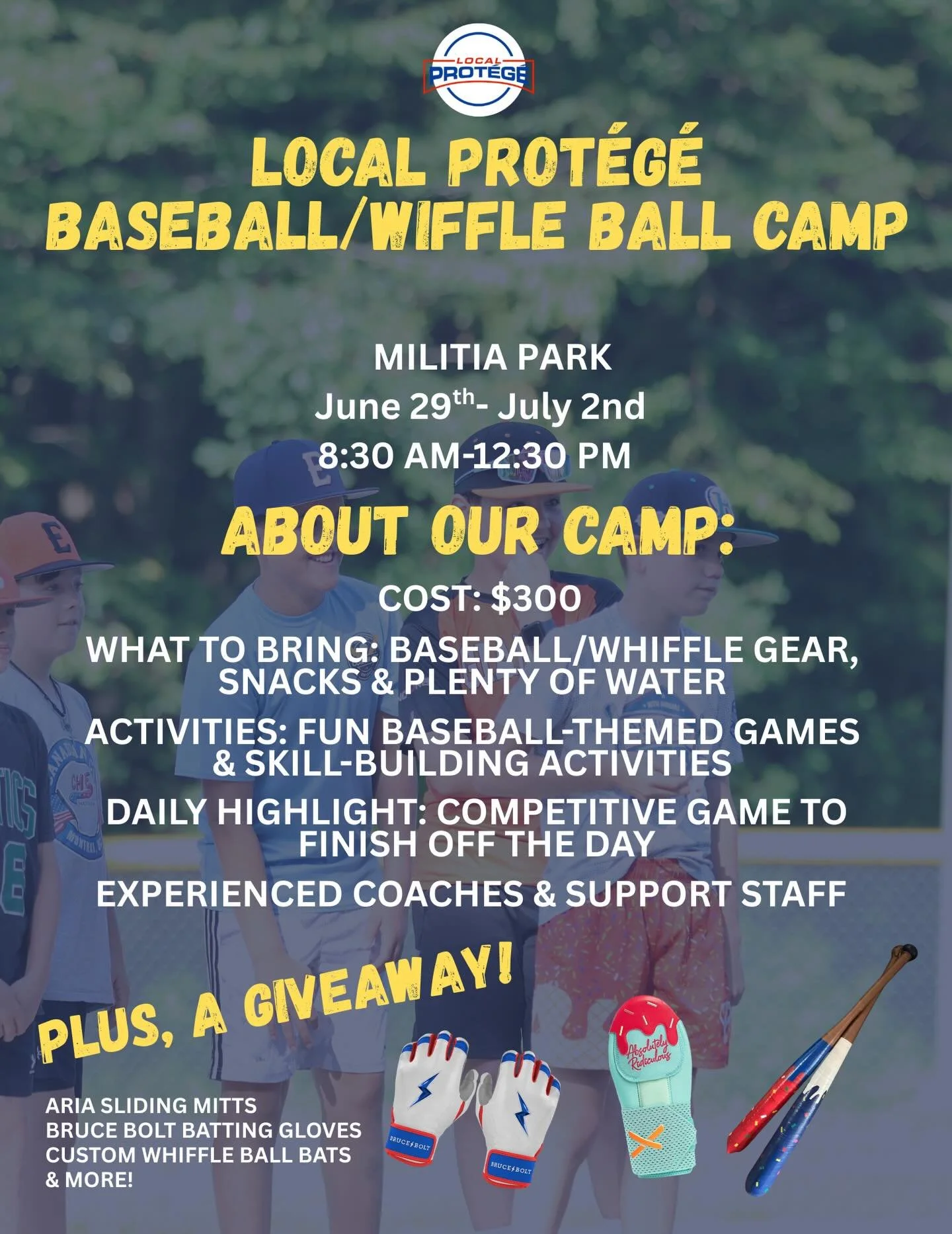 THE SIGNUPS ARE COMING IN HOT🚨🚨🚨

This is our favorite time of year. Seasons right around the corner and so is Local Prot&eacute;g&eacute; Wiffleball!

We have so many exciting things planned this summer for you guys and we can&rsquo;t wait to pro