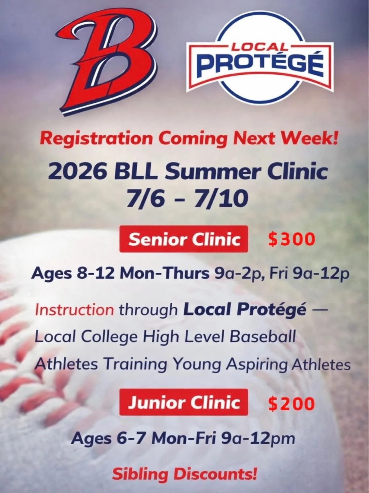 HUGE NEWS❗️❗️❗️

We are proud to be partners with @bridgewaterll and will be hosting a camp Legion Field!

REGISTRATION OPENS NEXT WEEK FOR ALL TOWNS❗️

It&rsquo;s such an honor to help host this summers camp in Bridgewater! 

DM US FOR MORE
#camp #f