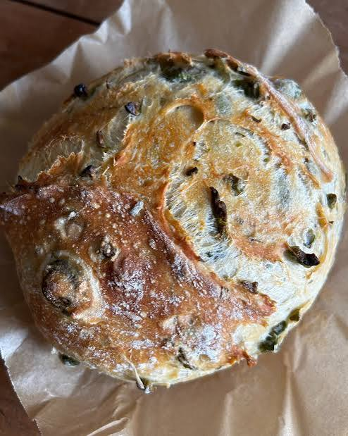 Gift Giving: Kalamata Rosemary Sourdough Loaf