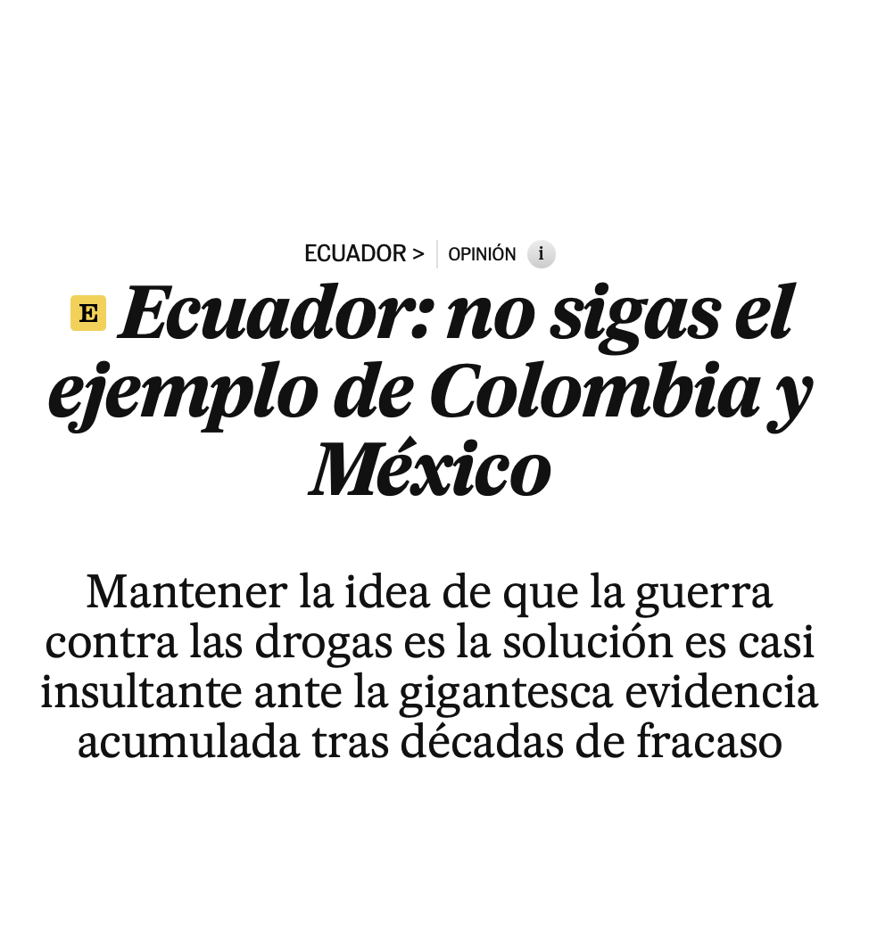 Seguridad Ecuador