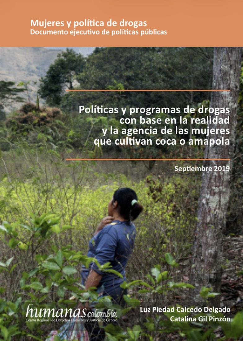 Mujeres, drogas, cultivos, coca, cocaína, Catalina Gil Pinzón