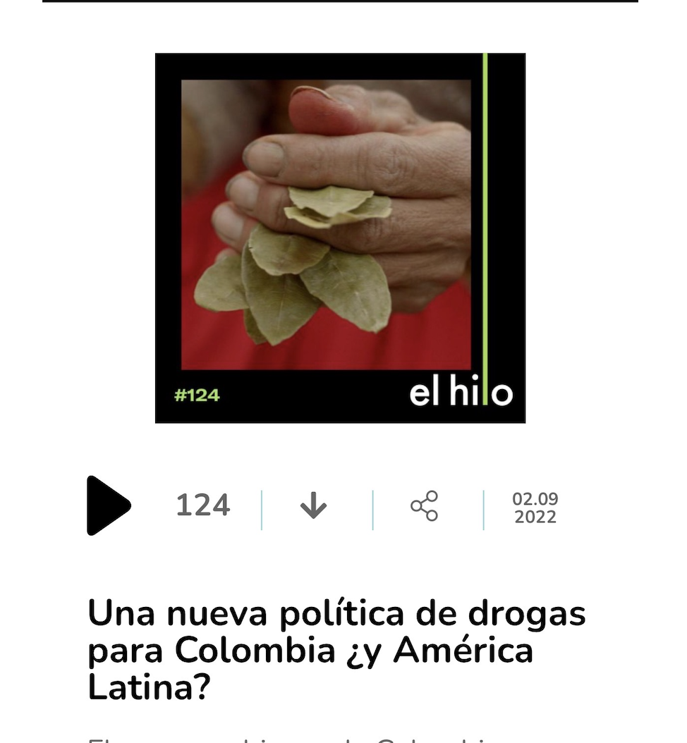 El Hilo drogas Colombia