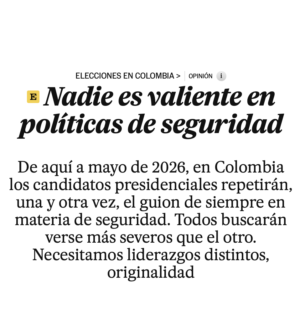Seguridad Colombia
