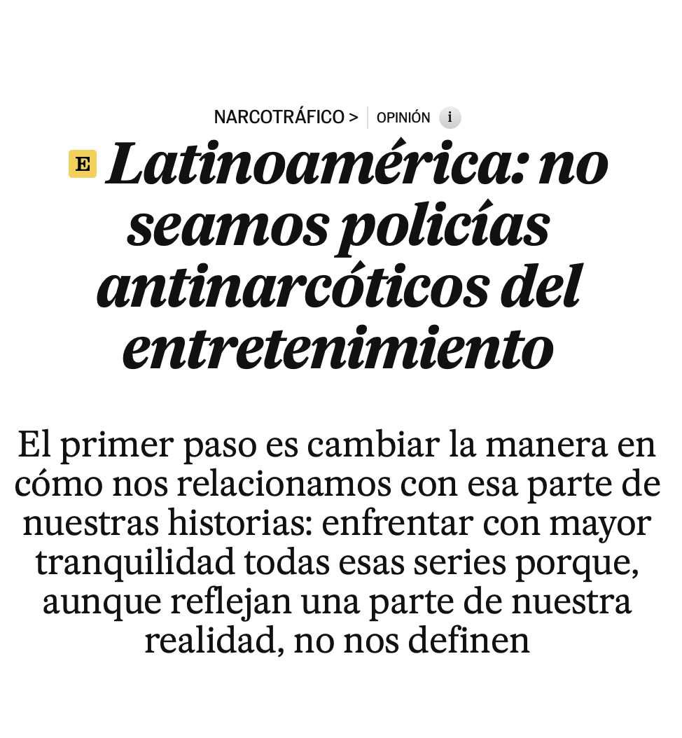 Narcotráfico