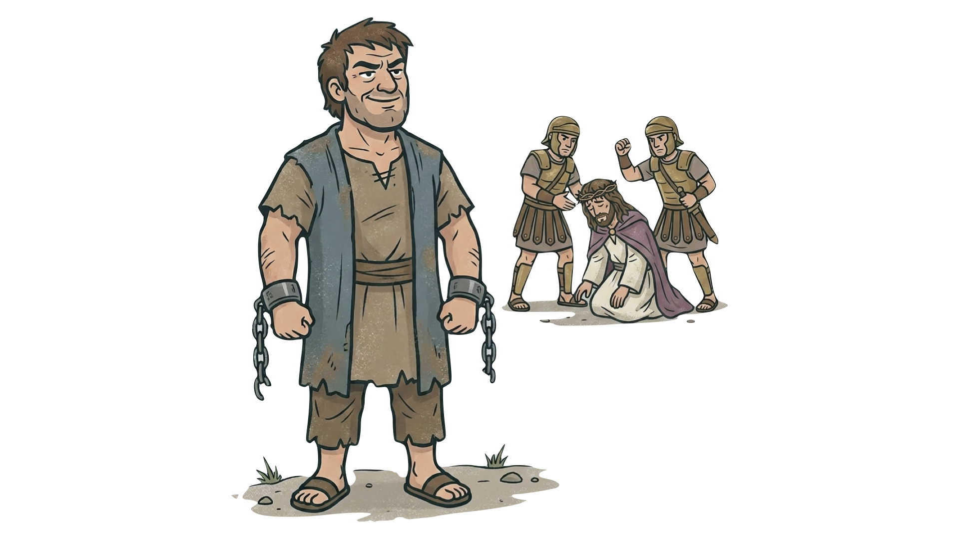 “Release Barabbas!” (Mark 15:1-20)