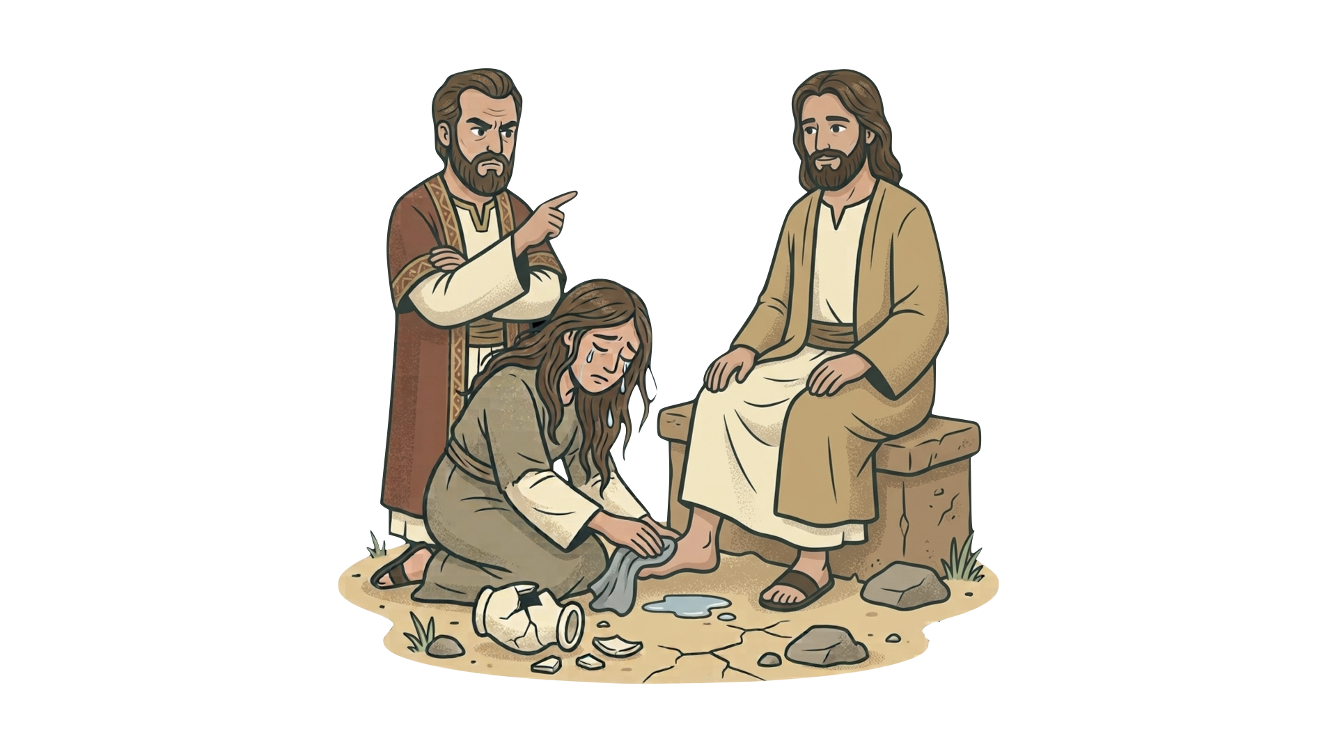 He Who Is Forgiven Much Loves Much (Luke 7:44-50)