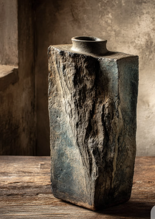 Pottery made of wild clay