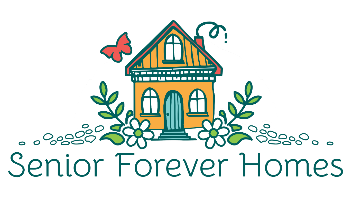 Logo for "Senior Forever Homes". Senior care resources for Willamette Valley families Oregon