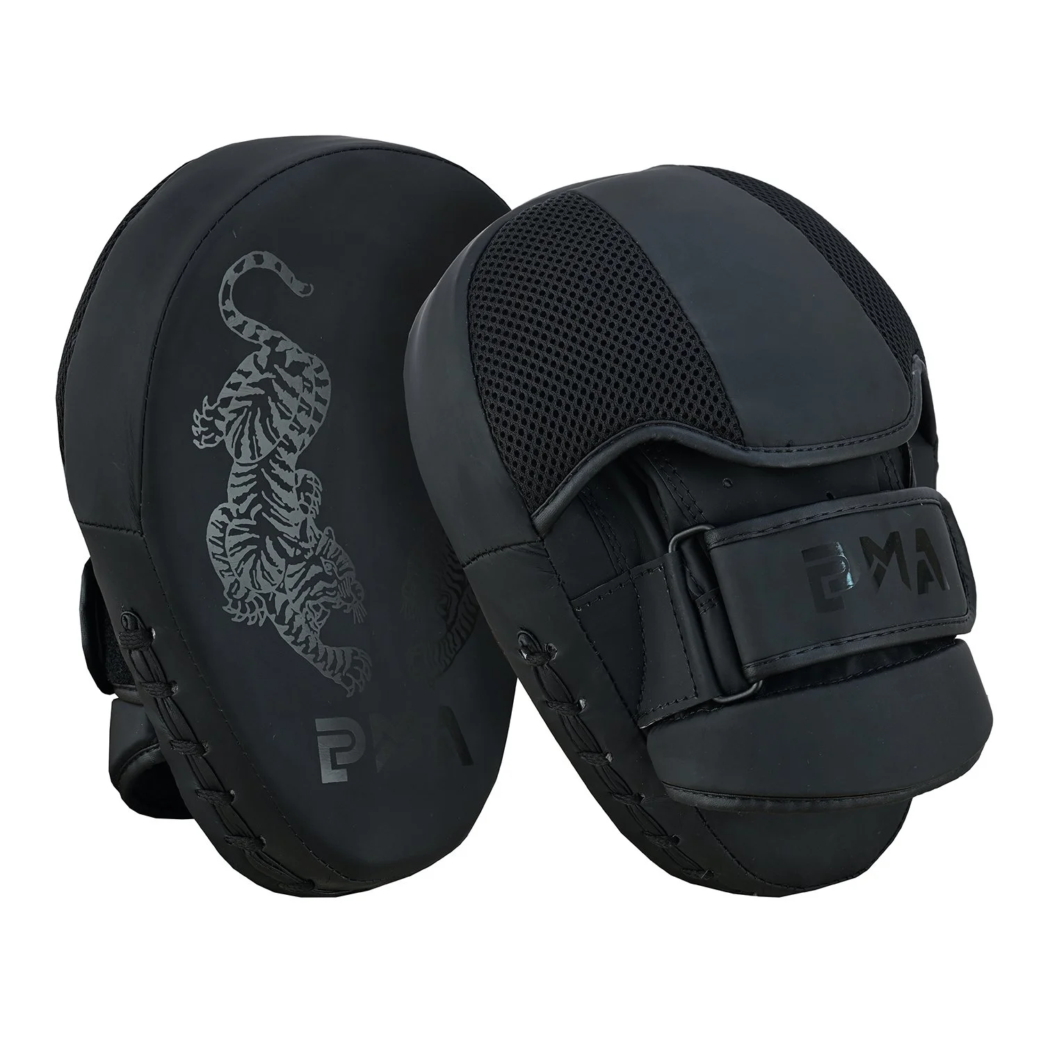 Twin Tiger Matte Black Curved Focus Pads