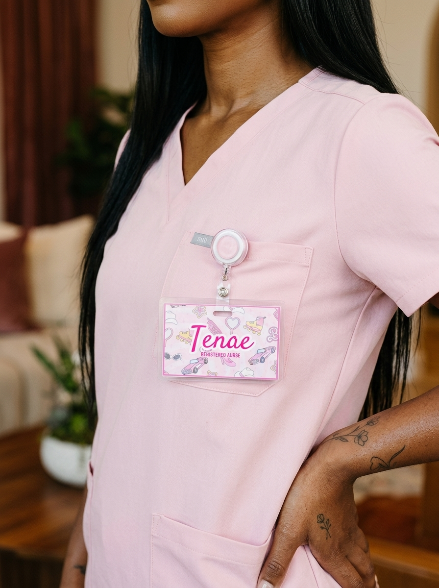 She's a Barbie Badge Reel