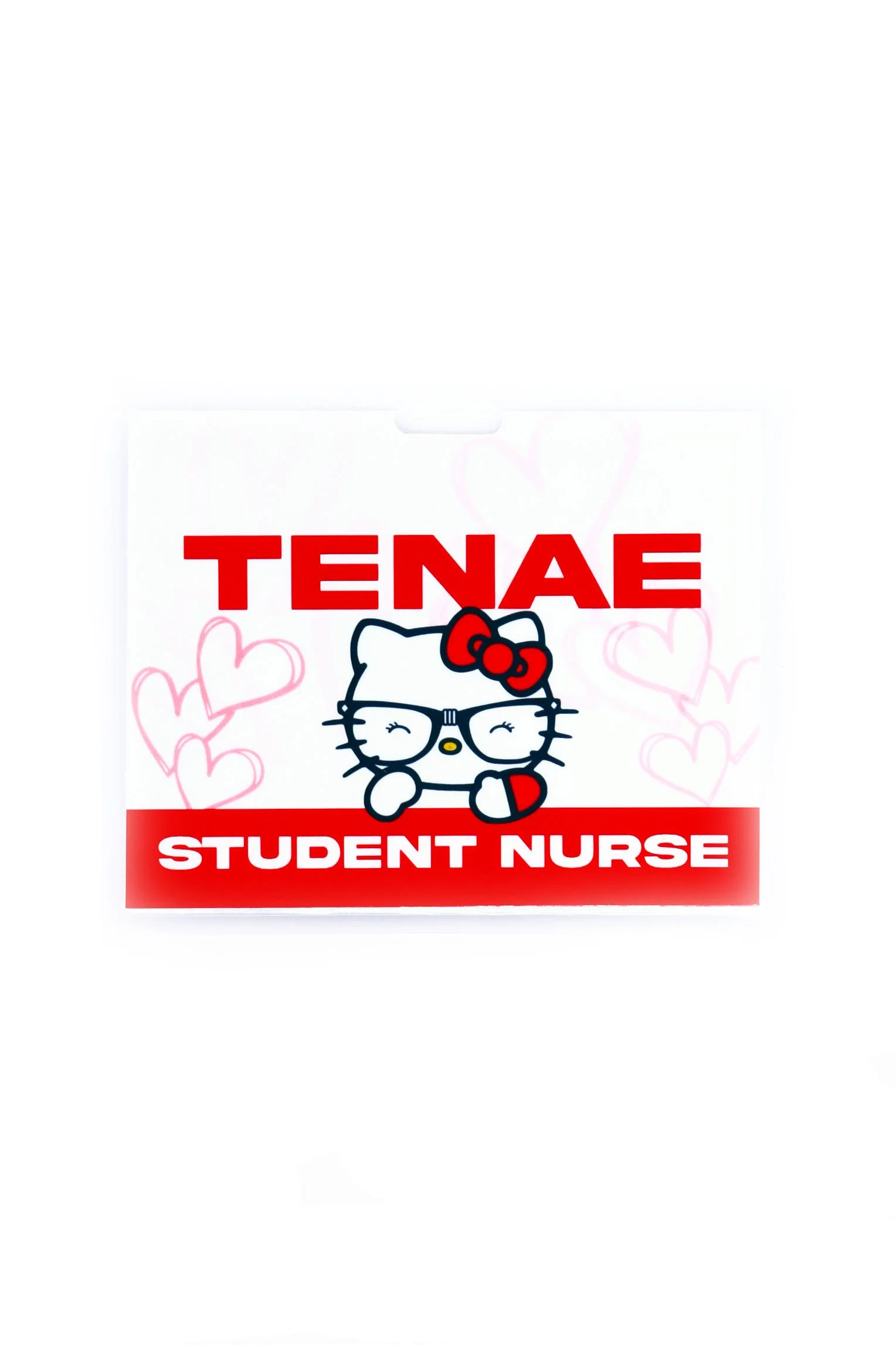 Hello Smart Girly Badge Buddy(Red)