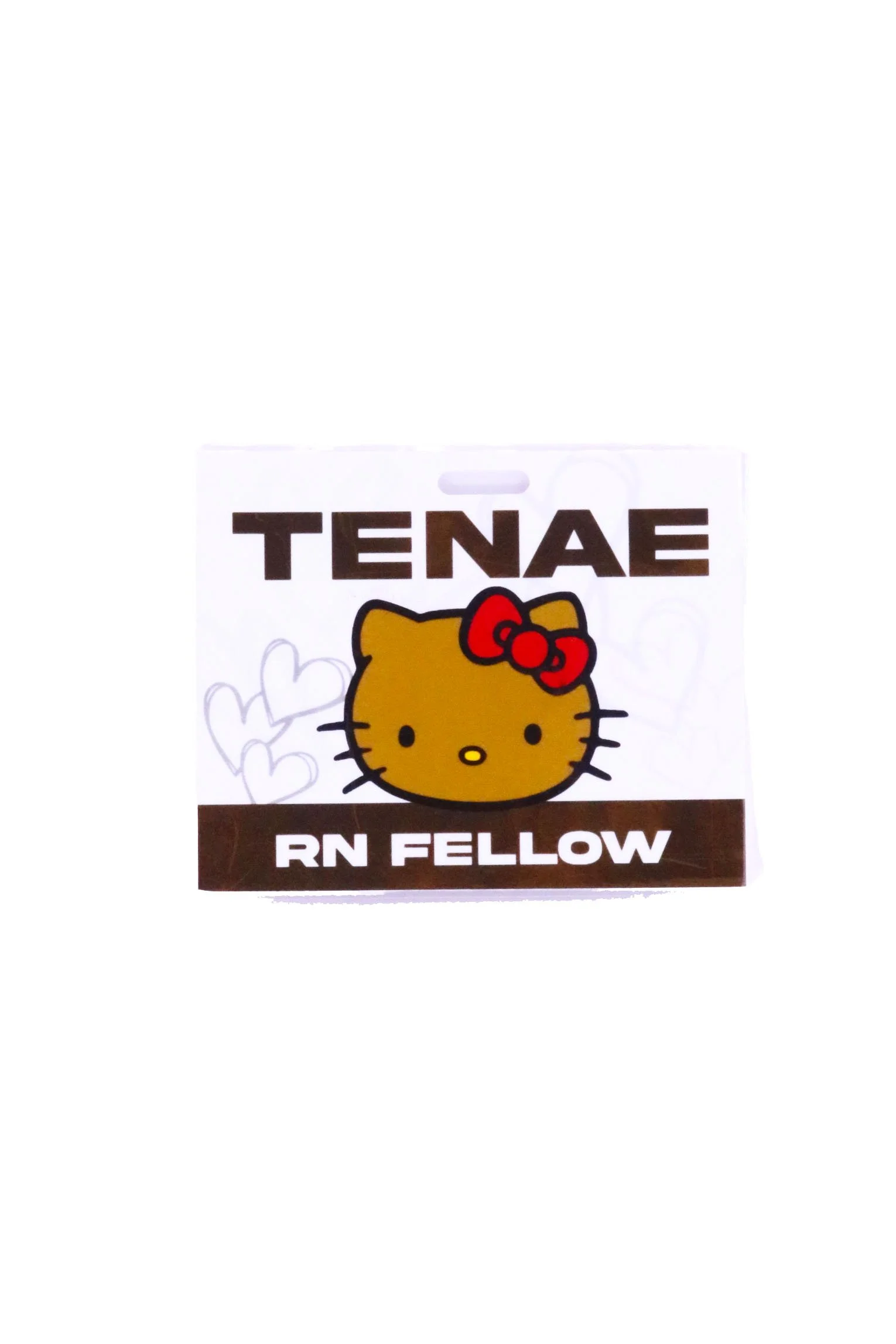 Bold & Brown Badge Buddy