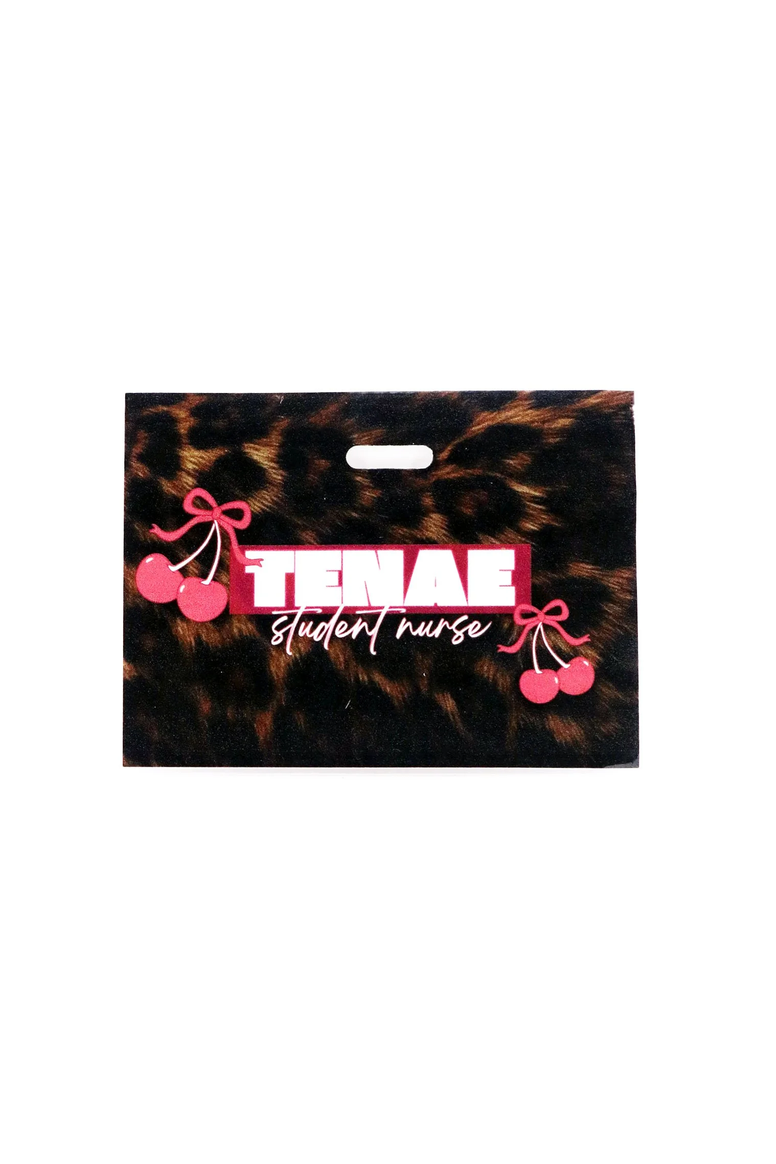 Cheetahs & Cherries Badge Buddy