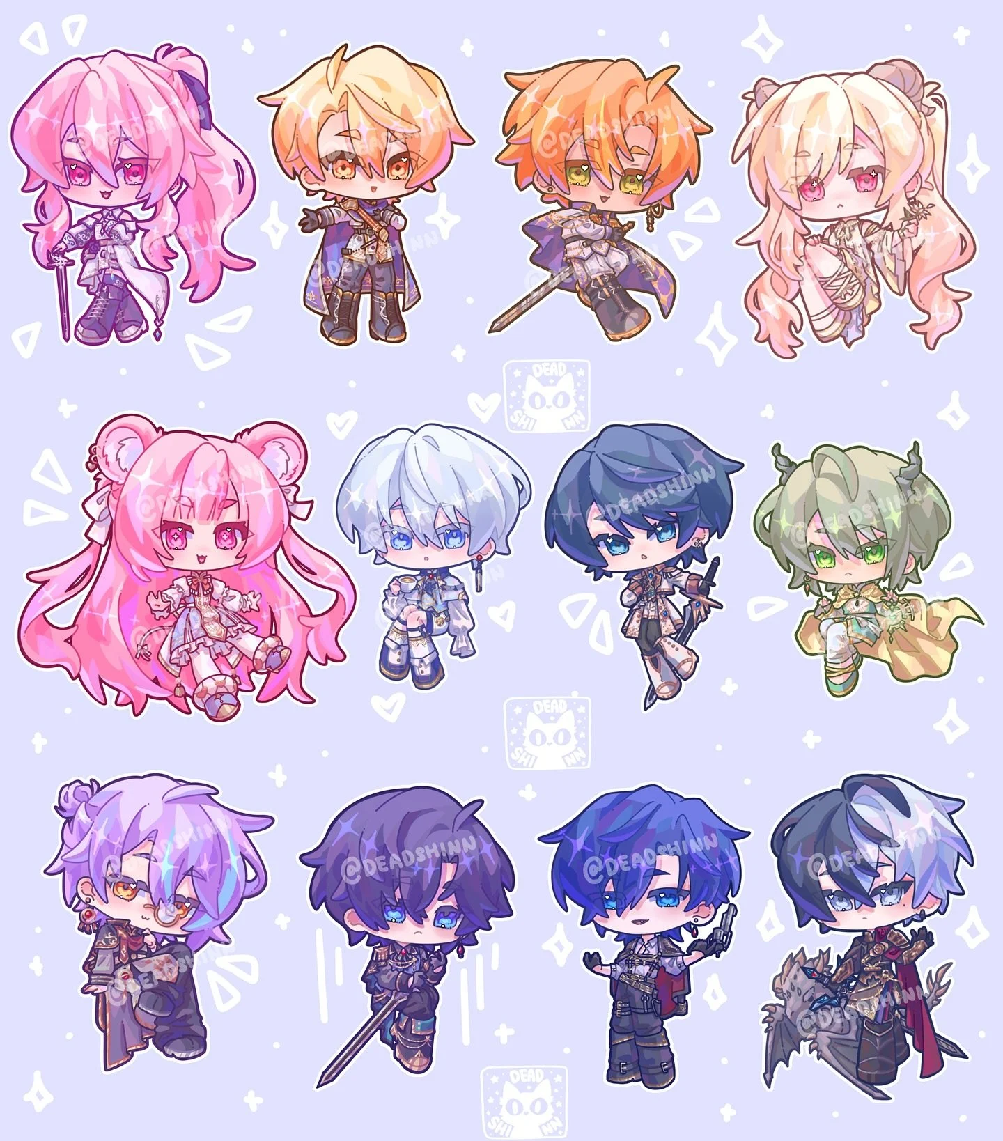 PRSK White Day Keychains!
★ $13->$12
★ PREORDERS open until August 31
★ Orders of $60+ get a free keychain, if you see this, add a note at checkout to list your preference
★ Use &ldquo;DEADSHINN50&rdquo; for $10 off of orders $50+
★ The last pictu
