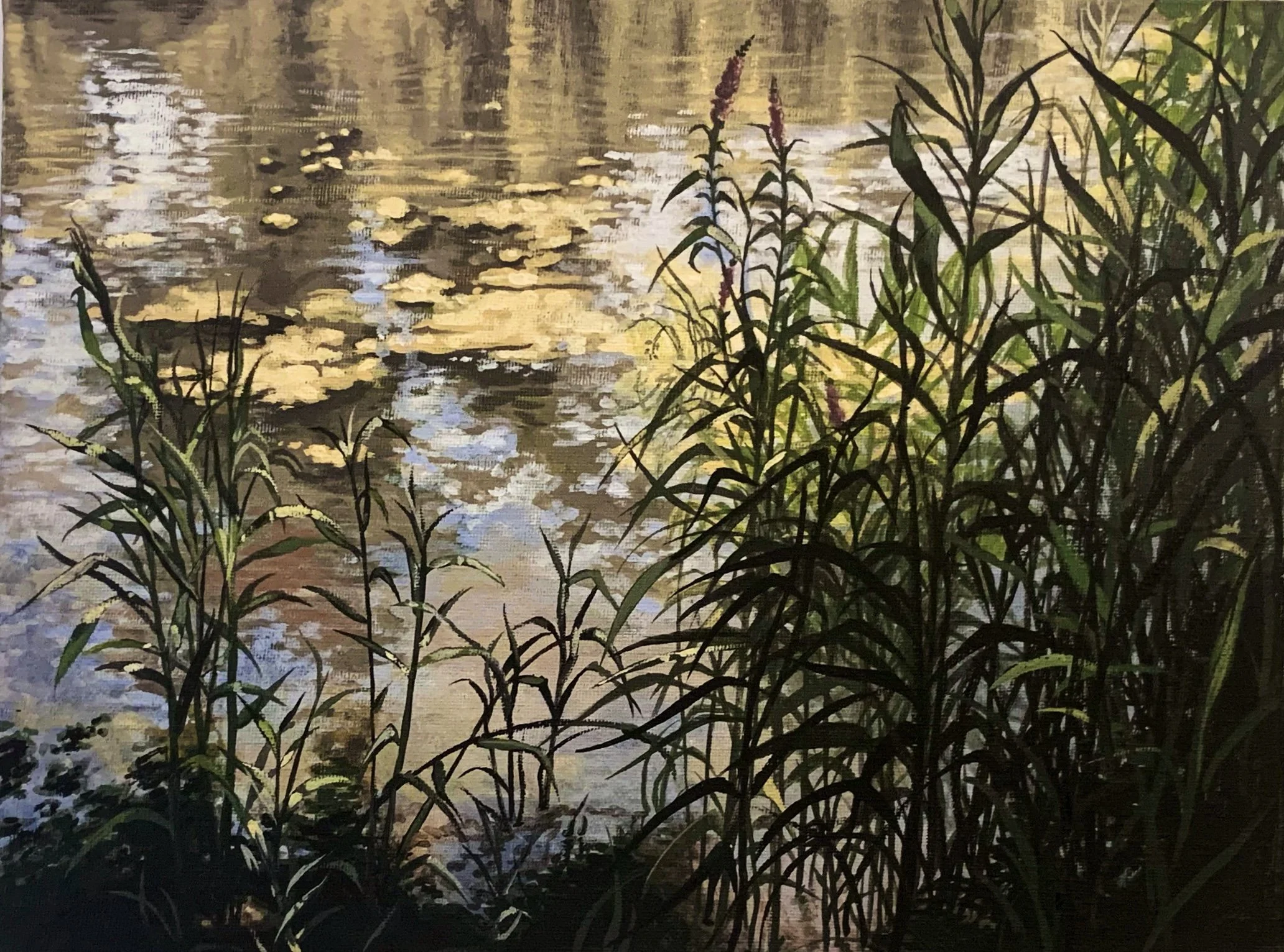 Untitled, 2023, acrylic on canvas board