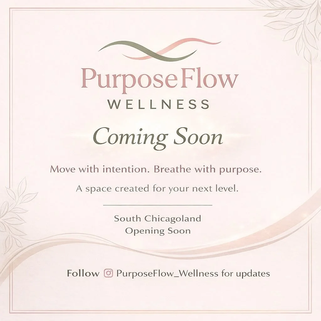 Something beautiful is flowing your way&hellip; 🤍

PurposeFlow Wellness is coming soon! A space designed for intentional movement, mindful breathing, and soulful restoration.

&ldquo;For in Him we live and move and have our being.&rdquo; Acts 17:28
