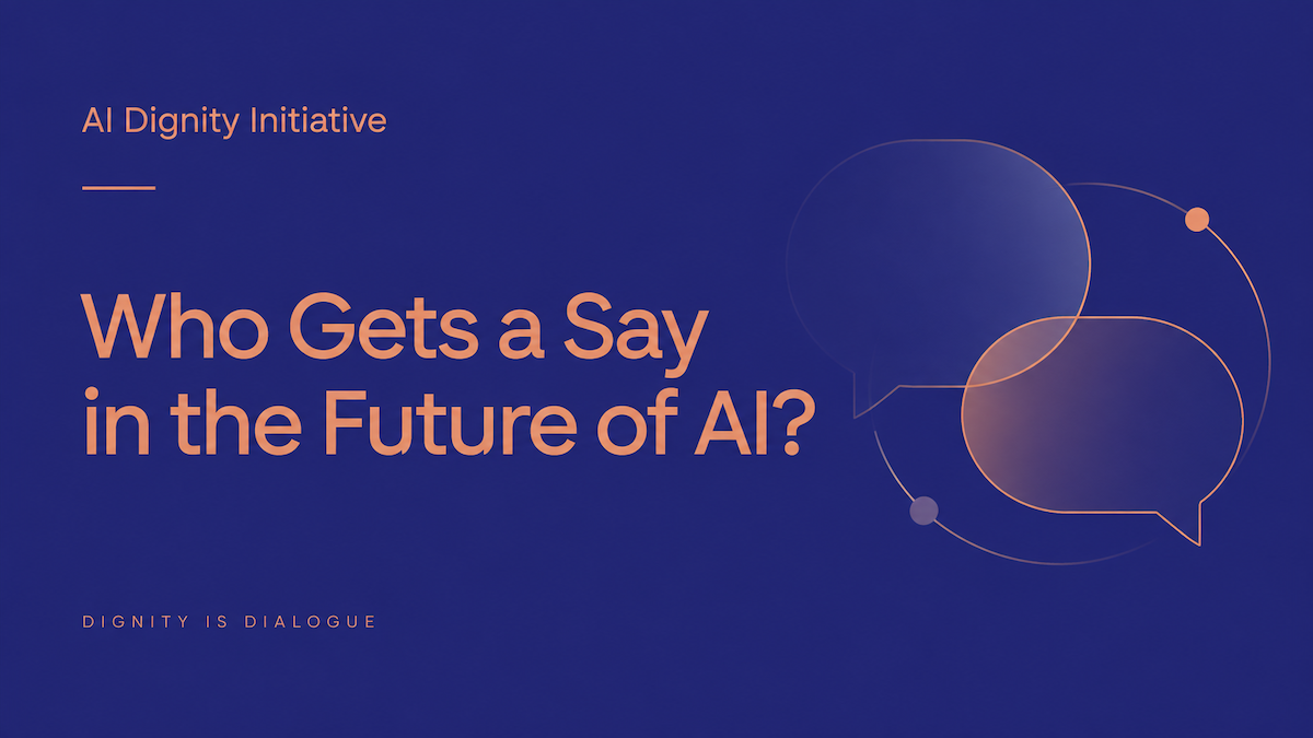 Who gets a say in the future of AI?