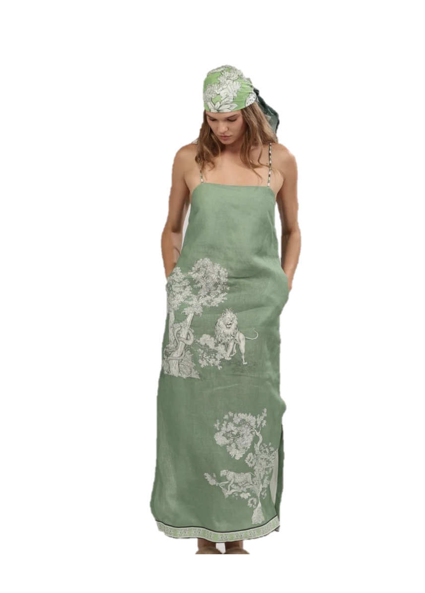 Long Dress Africa Green