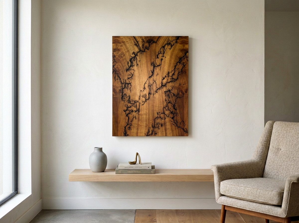 Fractal Burn Wood Art | Flow State