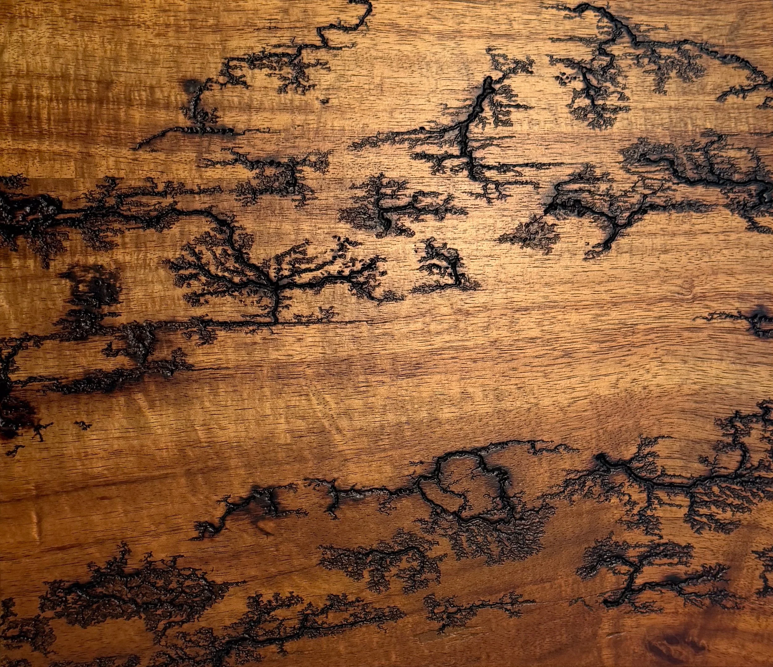 Fractal Burn Wood Art | Tomorrow Never Knows