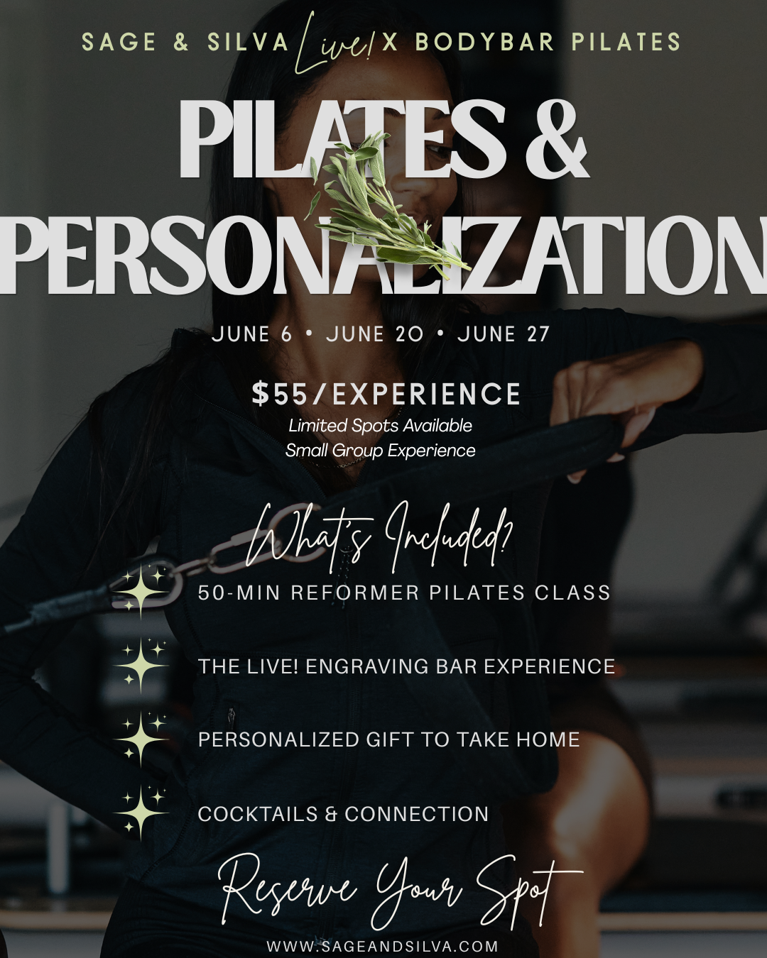 Sage & Silva Live! x BodyBar Pilates