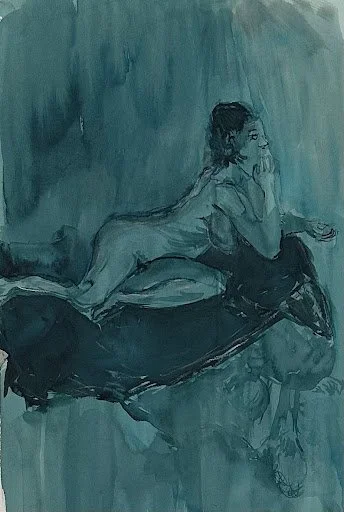 Submersion I : The Averted Gaze, 2024