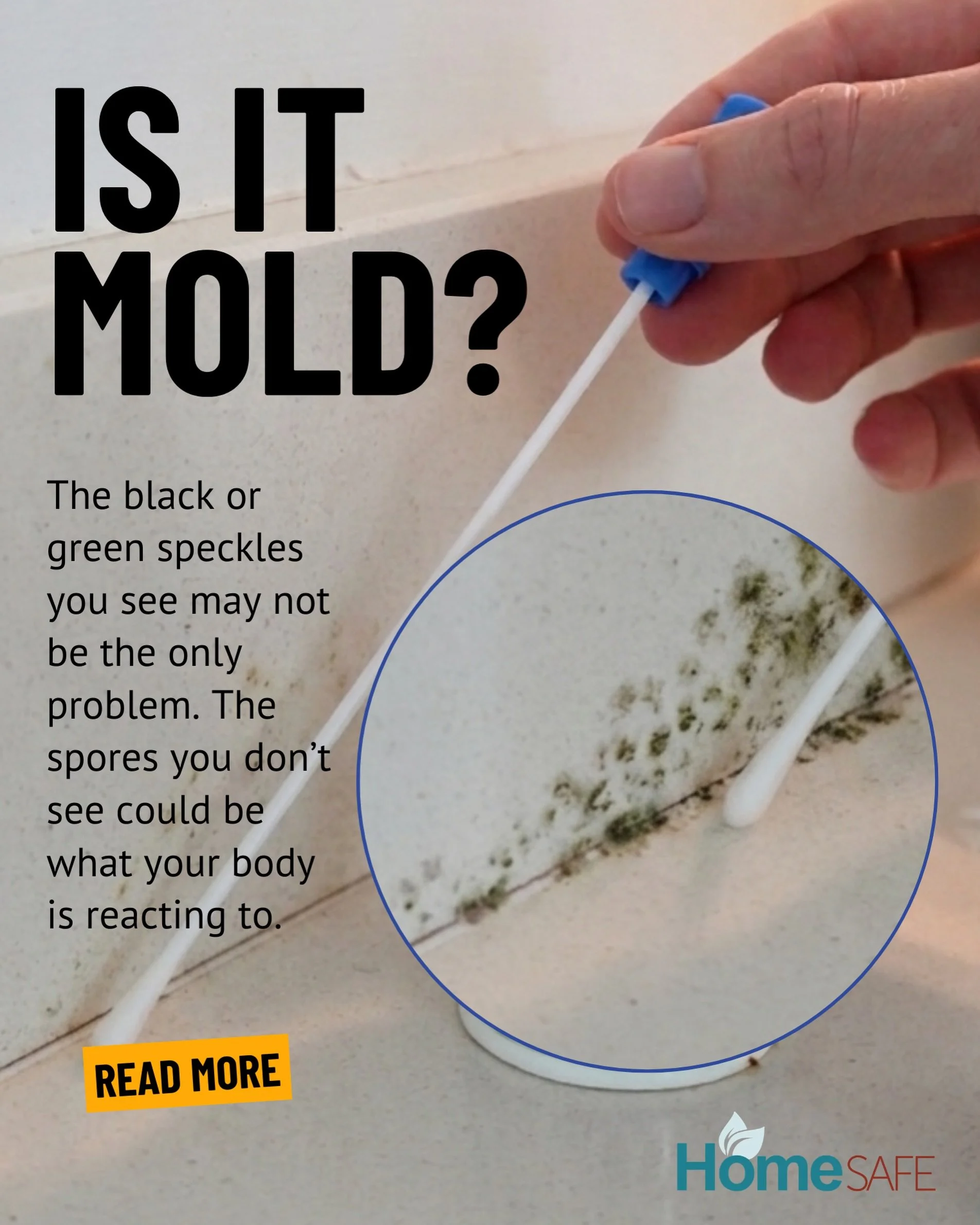 That little mold spot might be telling you something.

Mold usually does not show up out of nowhere.

It often starts when there is moisture hiding somewhere: a small leak, poor airflow, high humidity, condensation, or a damp area that never fully dr