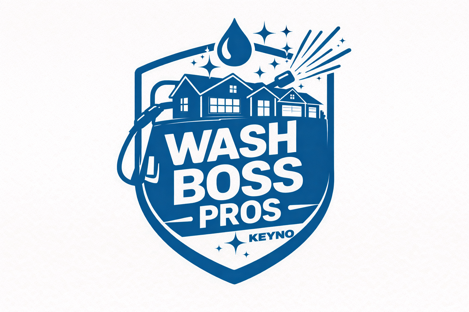 Wash Boss Pros pressure washing company in Lima Ohio logo