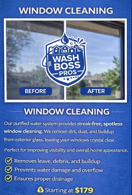 Window cleaning Lima Ohio streak free glass cleaning residential service