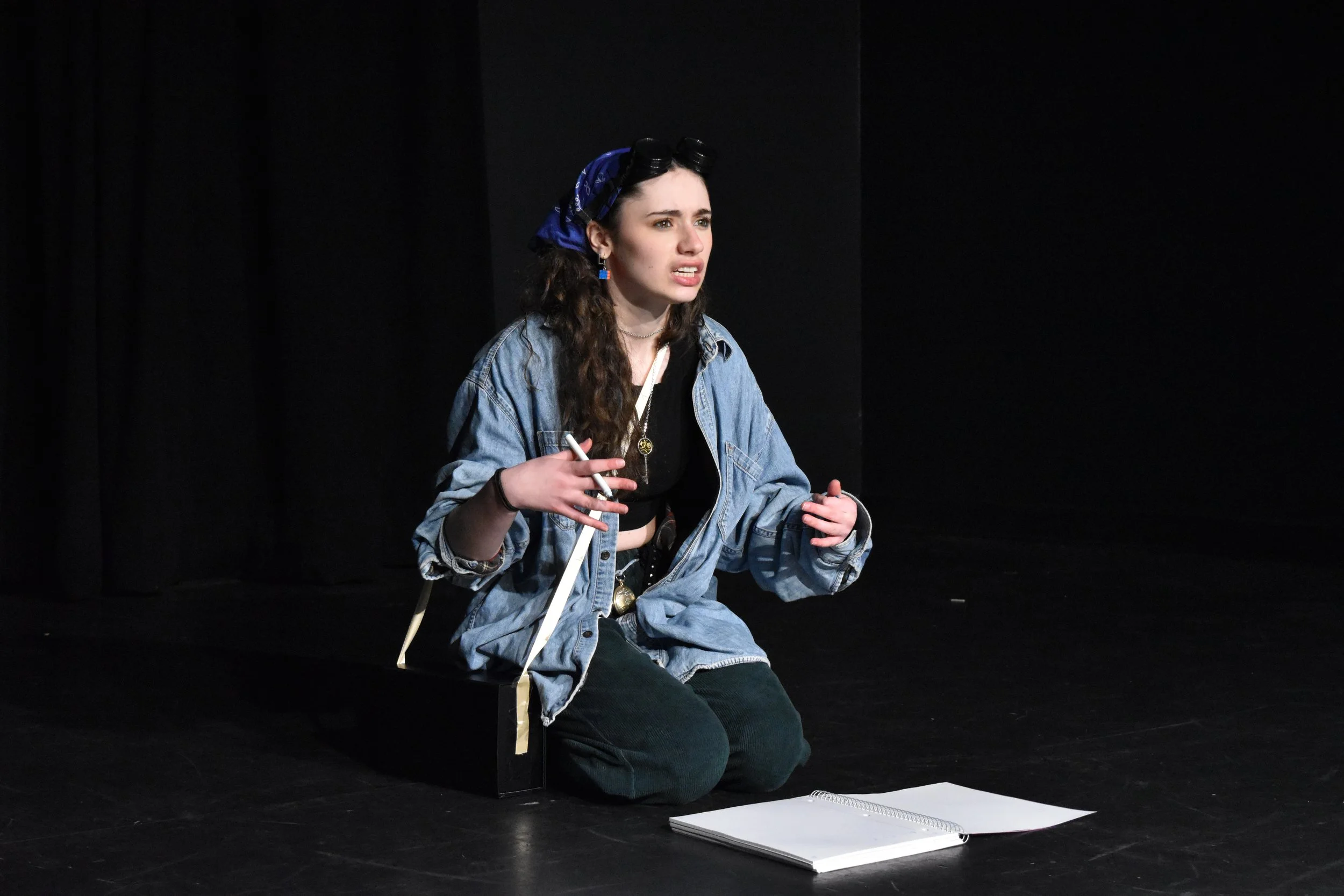 Image of actress Faye Edens in Angles that Dance Between Tongues staged reading