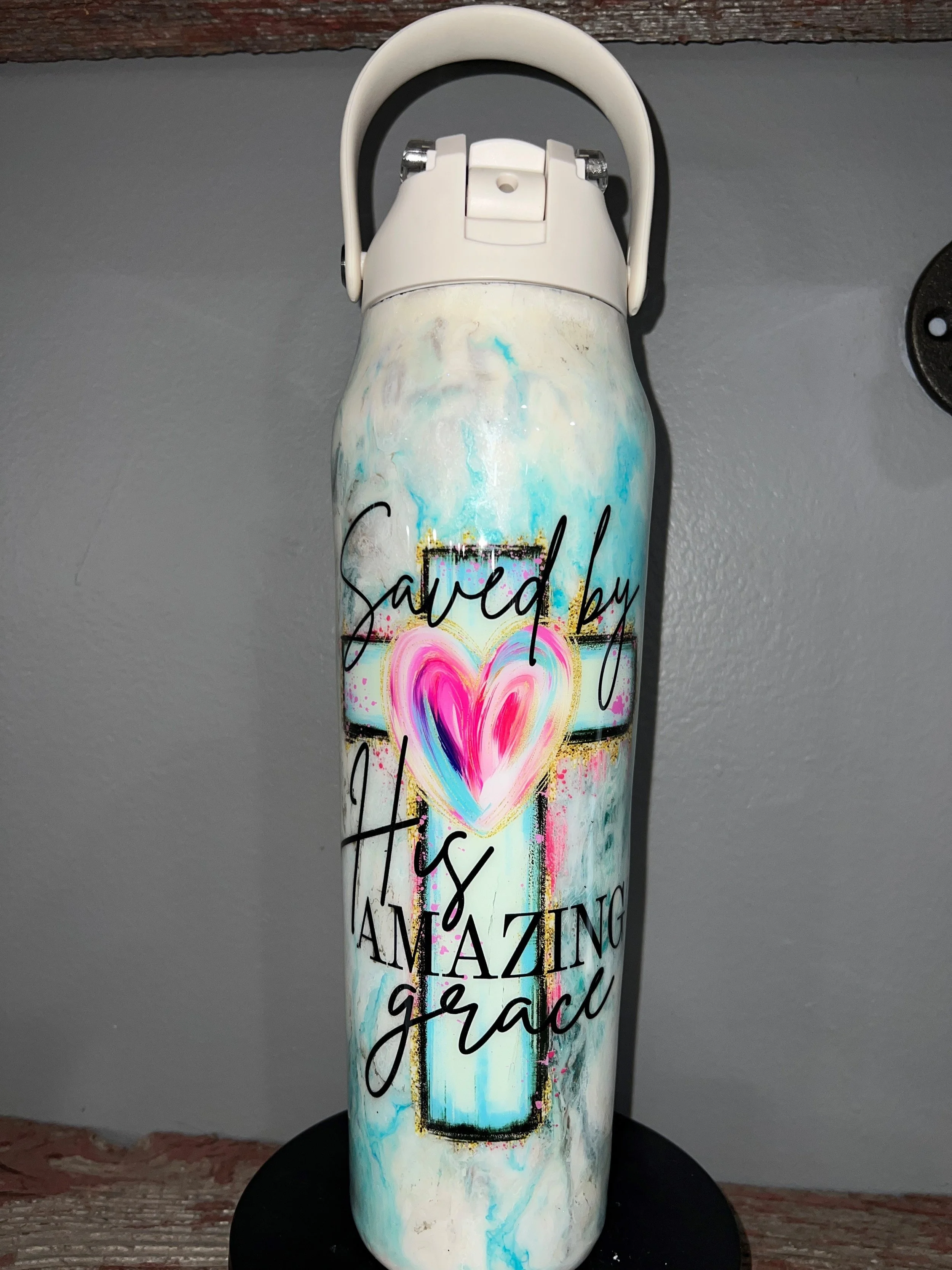 40oz Frost Buddy - White Marble