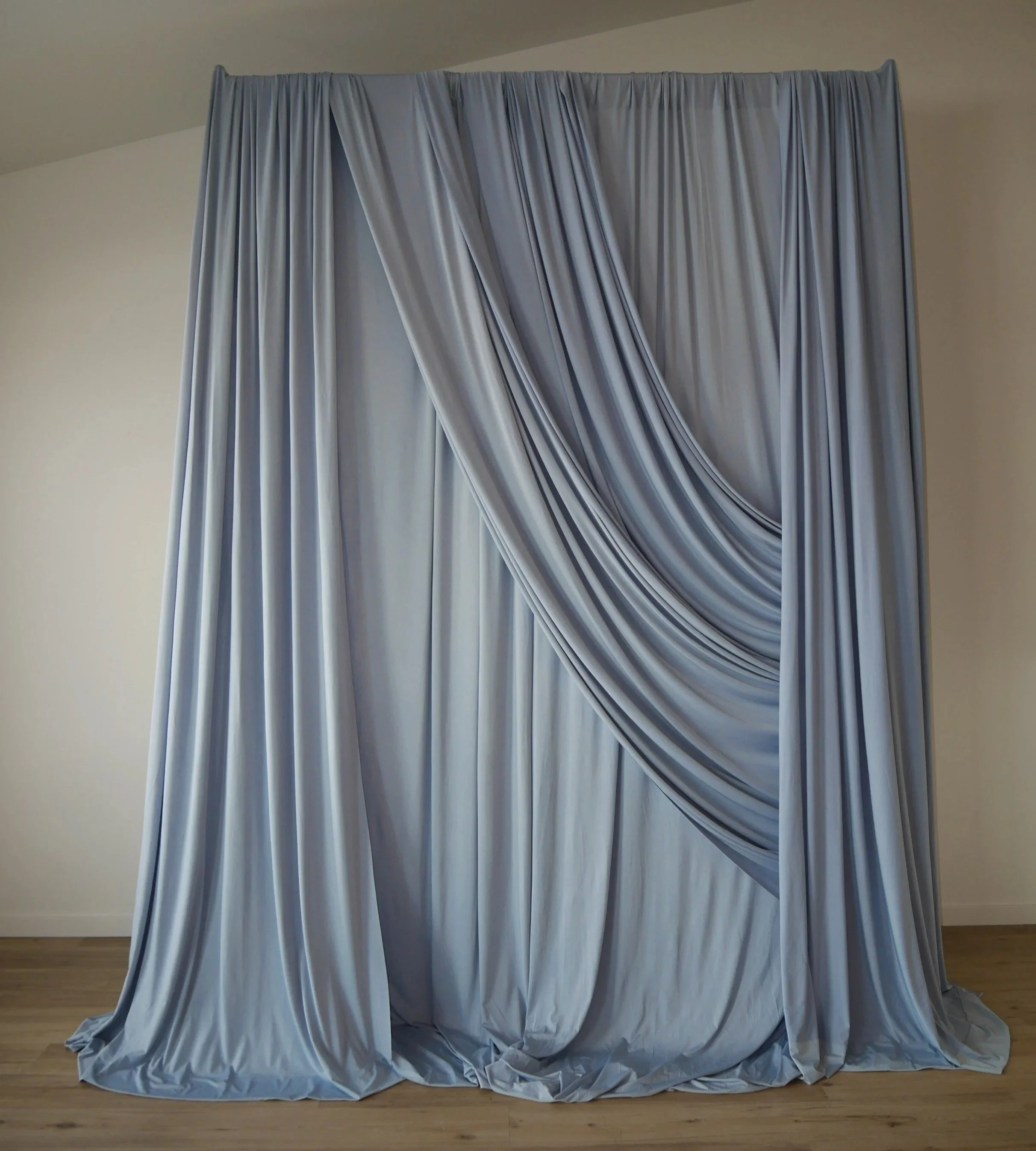 French Blue Drapery backdrop