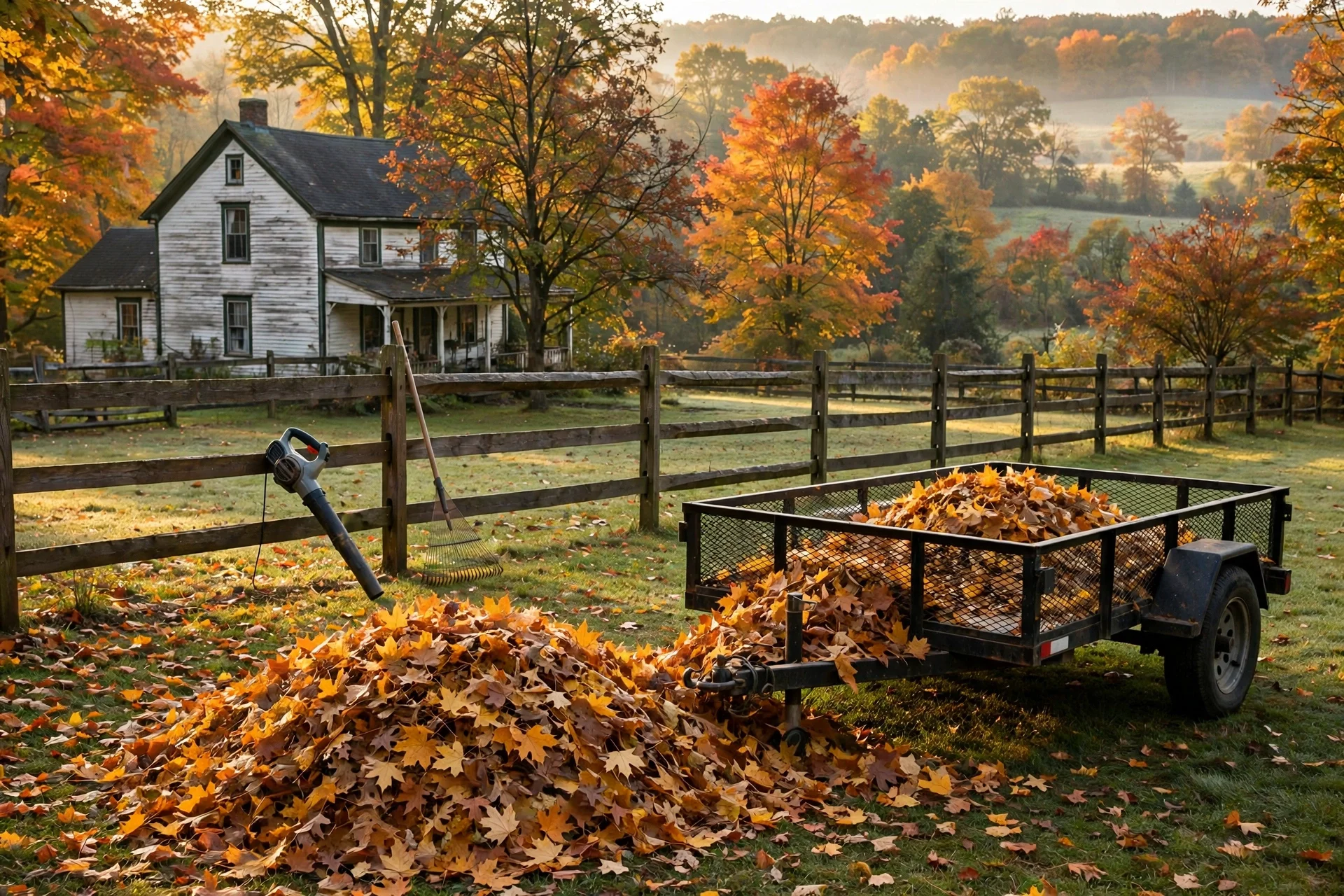 Fall Leaf Clean Up