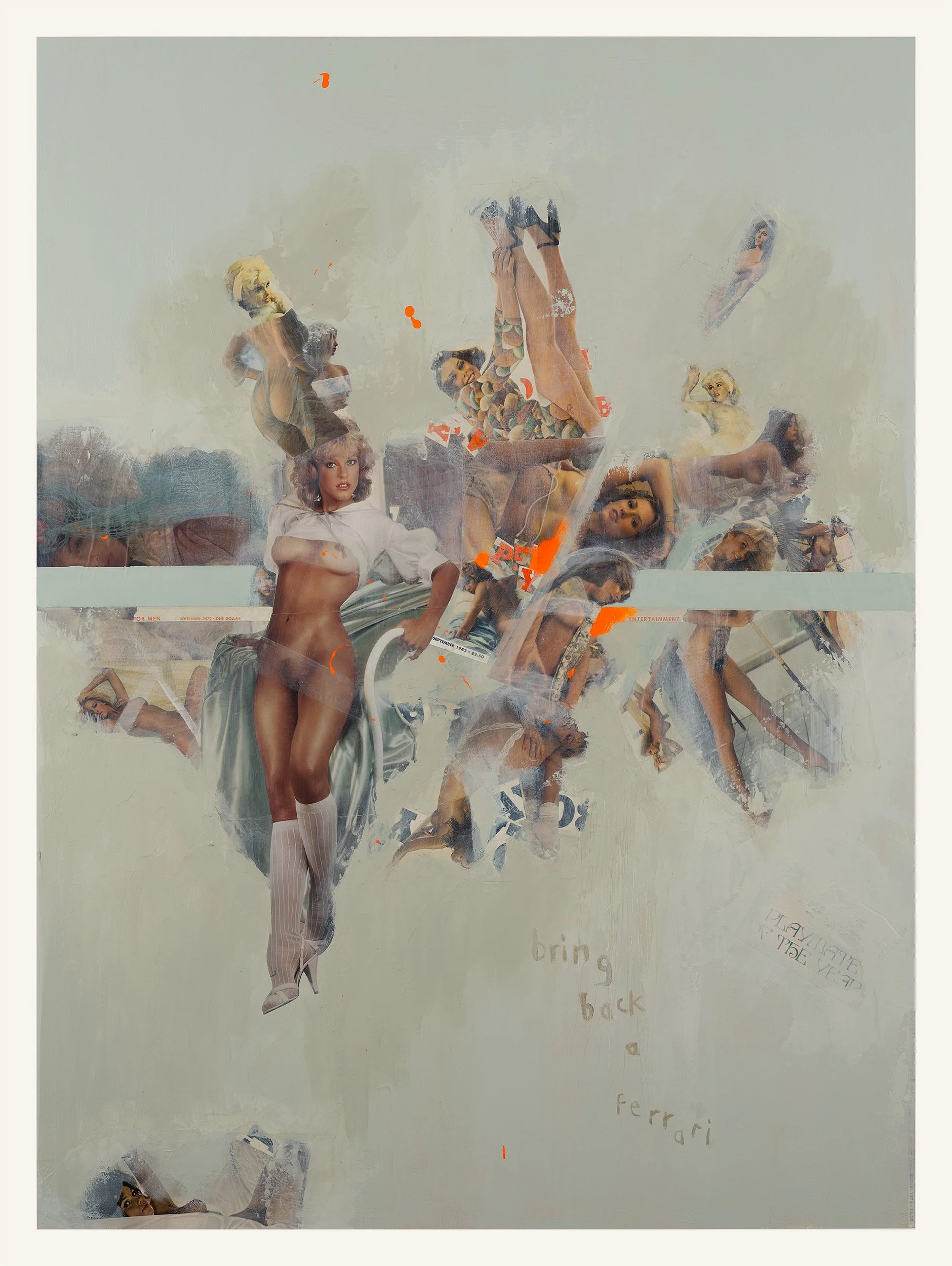 Dad's Drawer No. 4 (bring back a ferrari)
Mixed media on board
36 x 48 in
2026