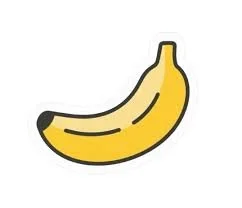 A cartoon illustration of a banana. Which is the logo of the AI tool Nano Banana.
