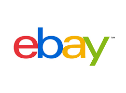 ebay logo with colorful lowercase letters on a white background. Which you can use to do a side hustle.