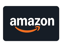Amazon logo on a dark background. Which you can use to do a side hustle.